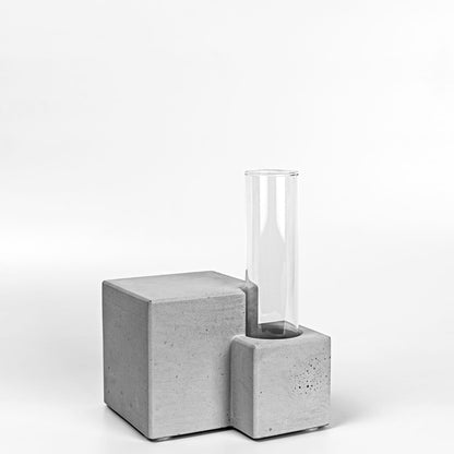 Beton Vase Core Diagonalansicht