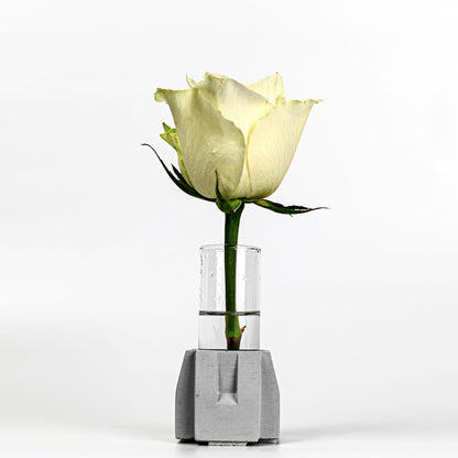 Beton Vase Pillar Seitenansicht
