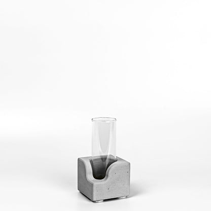 Beton Vase Pocket Diagonalansicht