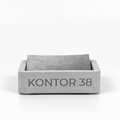 KAVO Visitenkartenhalter aus Beton mit individueller Lasergravur