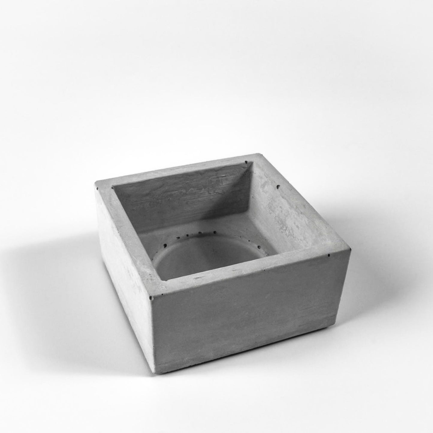 beton teelichthalter eckig modern