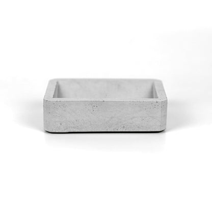 Visitenkartenhalter aus Beton Vorderansicht minimalistisches Design