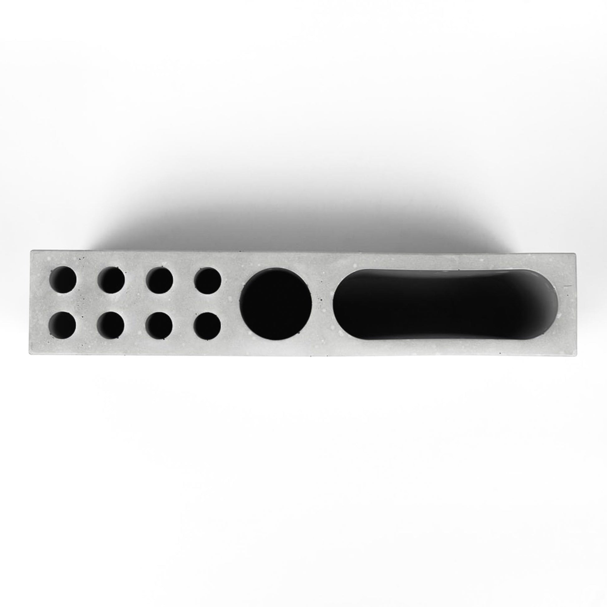 Ansicht von Oben des Stiftehalters aus Beton