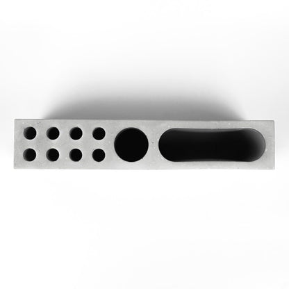 Ansicht von Oben des Stiftehalters aus Beton