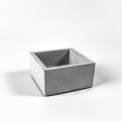 teelichthalter beton eckig design