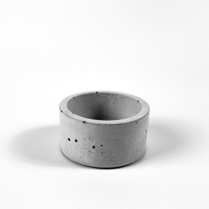 teelichthalter beton rund design