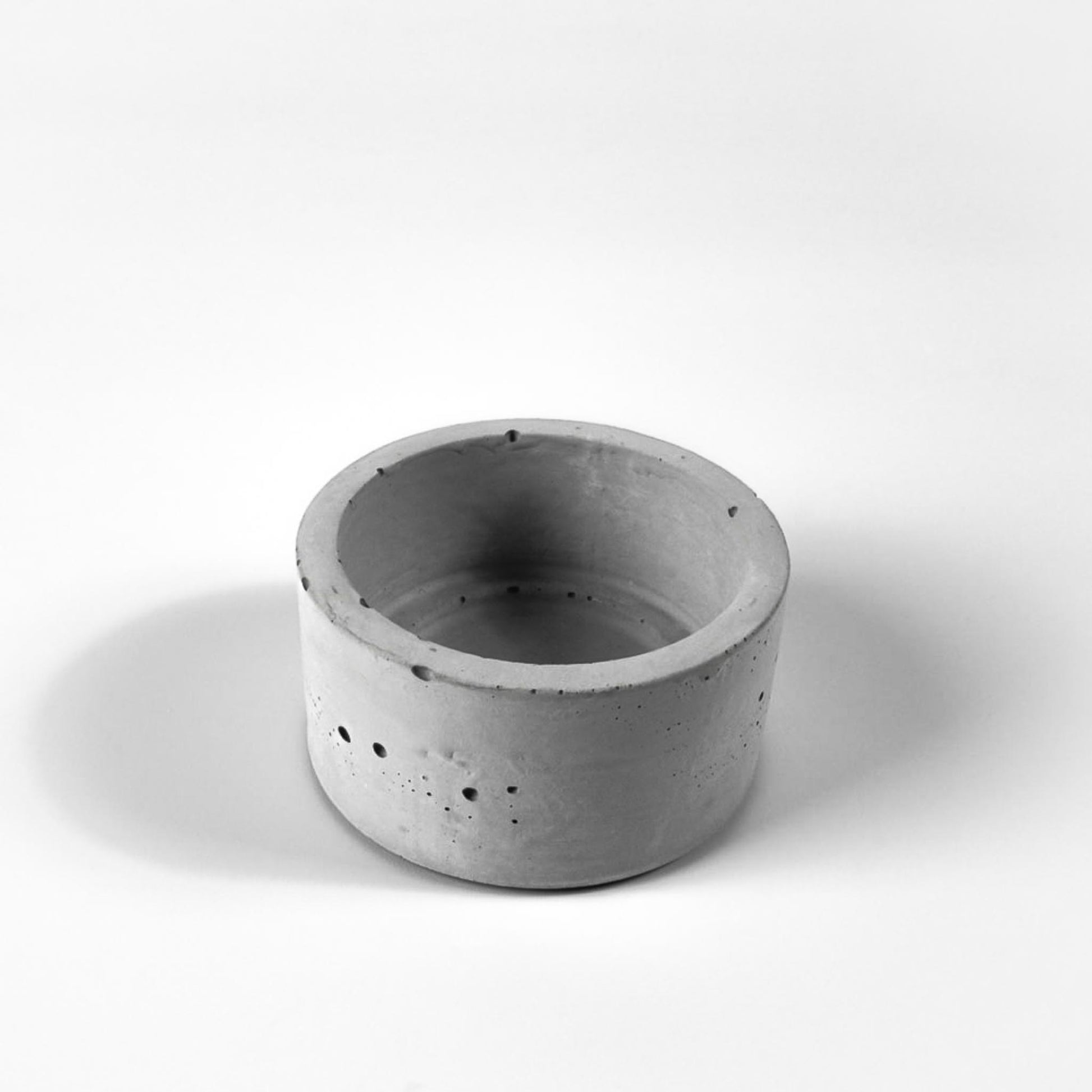 teelichthalter beton rund